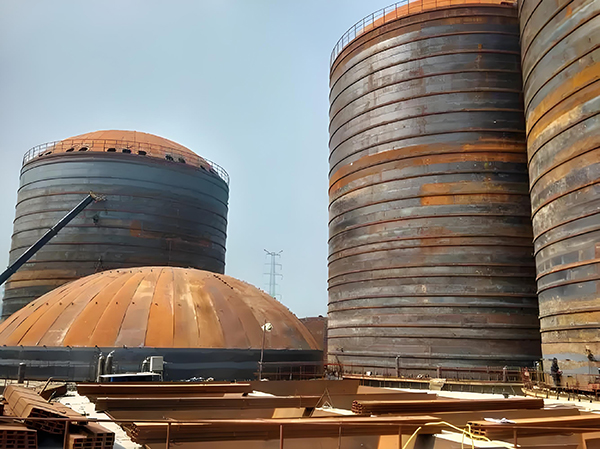 旺苍焦粉钢板仓